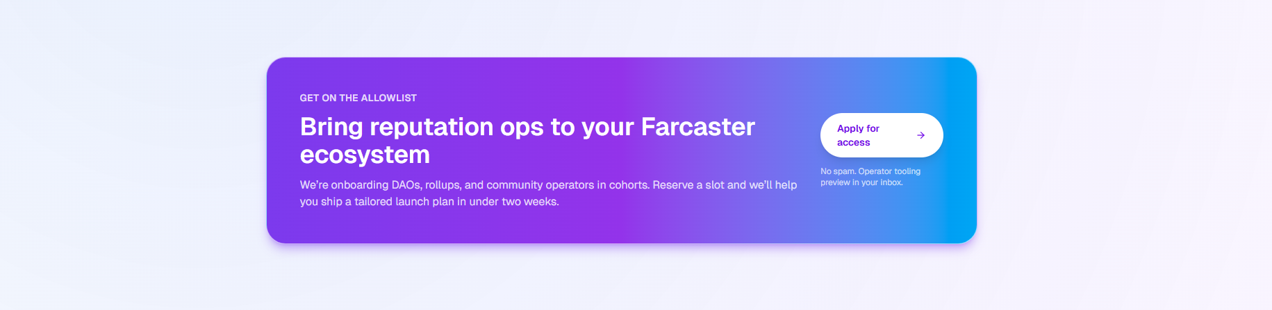 Farcaster Reputation | Community-Driven Scoring